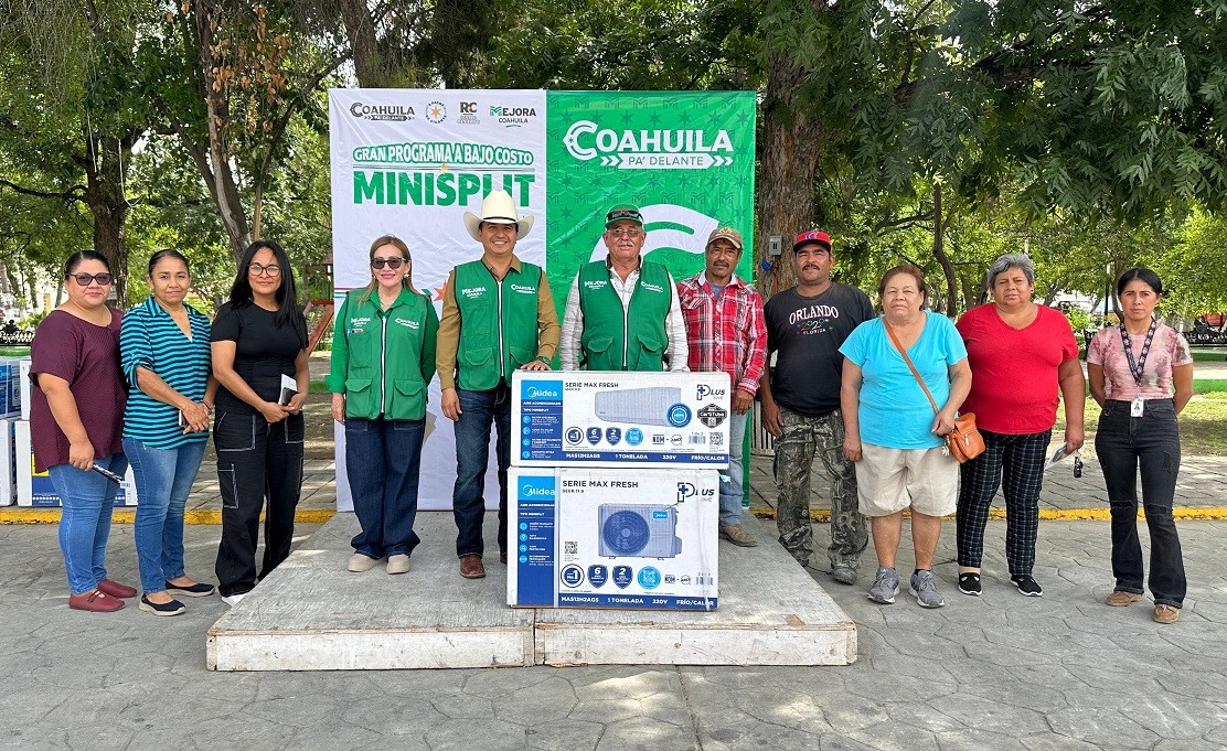 "Alcalde Fernando Juárez encabeza entrega de Minisplits a Bajo Costo en Candela"